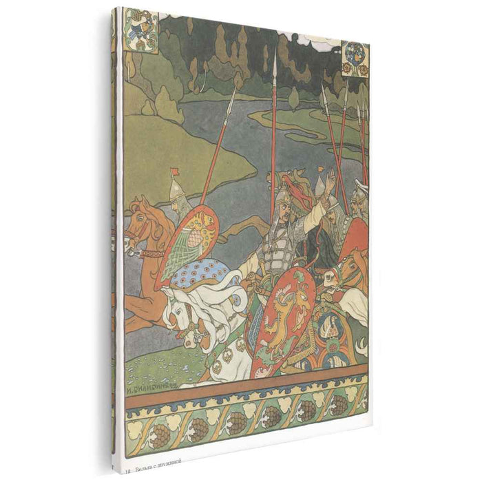 Illustration for the epic "Volga" (1902) by Ivan Bilibin