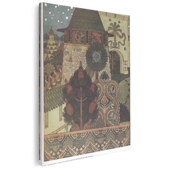 Illustration for the epic "Volga" (1904) by Ivan Bilibin