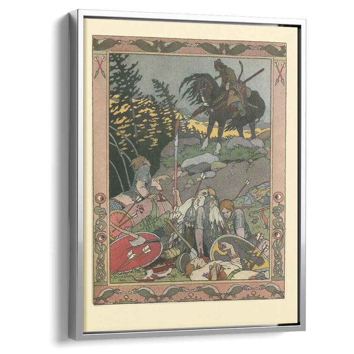 Illustration for the Russian Fairy Story "Maria Morevna" (1900) by Ivan Bilibin