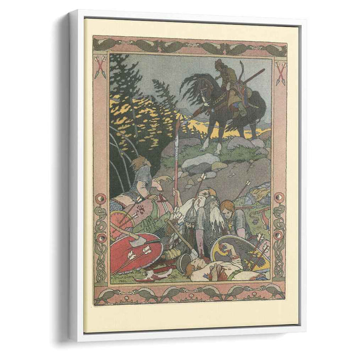 Illustration for the Russian Fairy Story "Maria Morevna" (1900) by Ivan Bilibin