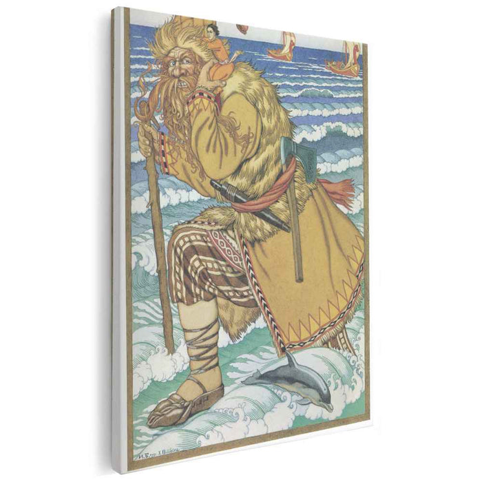 Illustration for the Russian Fairy Story "Salt" (1931) by Ivan Bilibin