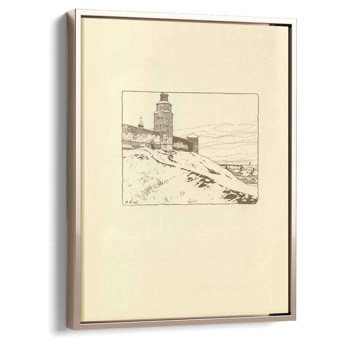 Illustration for the Russian Fairy Story "The Frog Princess" (1901) by Ivan Bilibin