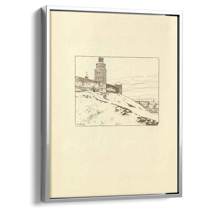 Illustration for the Russian Fairy Story "The Frog Princess" (1901) by Ivan Bilibin