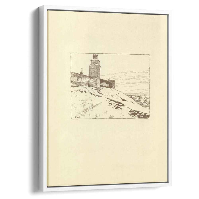 Illustration for the Russian Fairy Story "The Frog Princess" (1901) by Ivan Bilibin