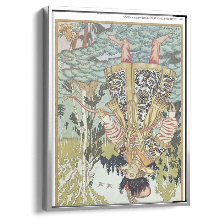 Illustration for the Russian Fairy Story "The Frog Princess" (1930) by Ivan Bilibin