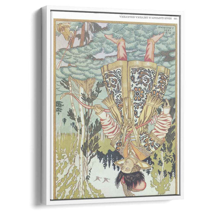 Illustration for the Russian Fairy Story "The Frog Princess" (1930) by Ivan Bilibin