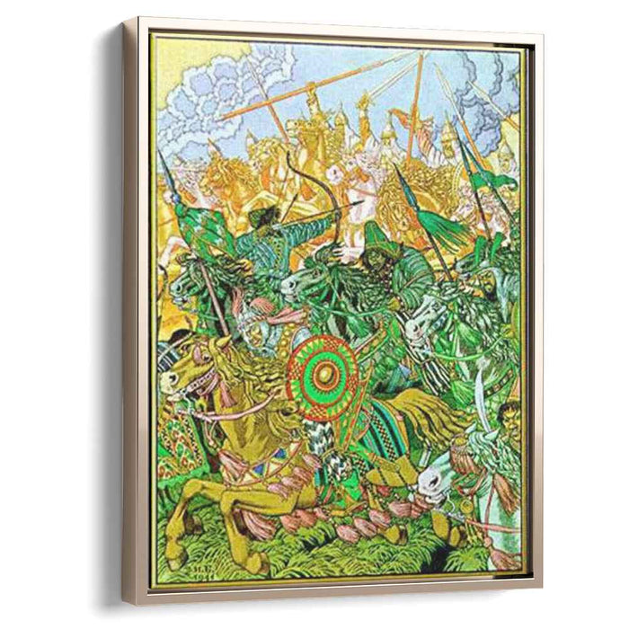 Illustration for The Tale of Igor's Campaign by Ivan Bilibin