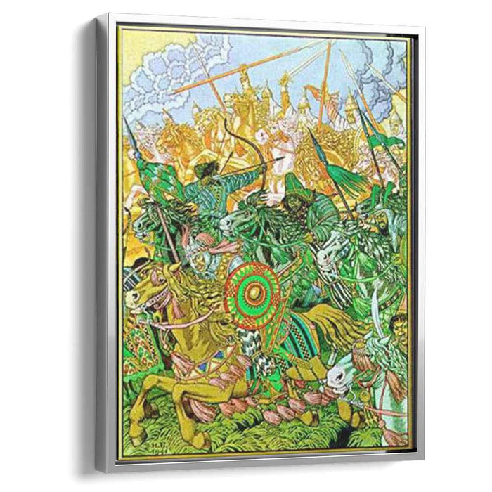 Illustration for The Tale of Igor's Campaign by Ivan Bilibin