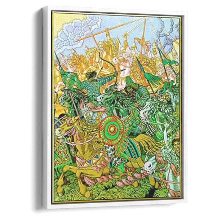 Illustration for The Tale of Igor's Campaign by Ivan Bilibin