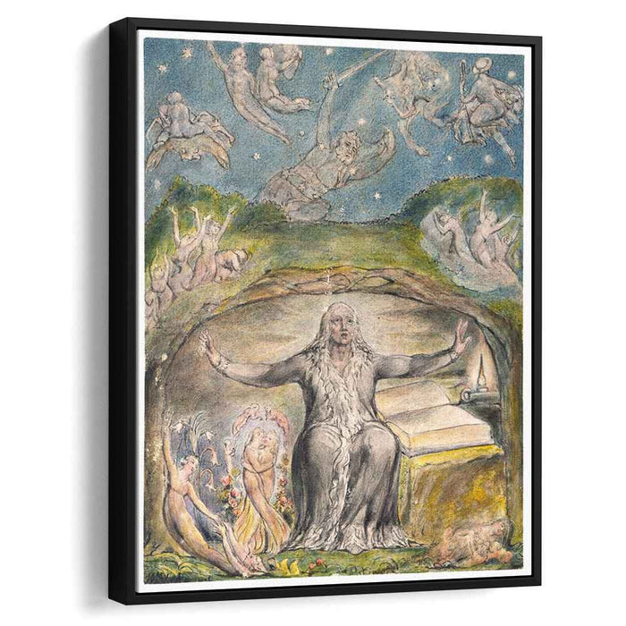 Illustration to Milton`s L`Allegro and Il Penseroso (1820) by William Blake