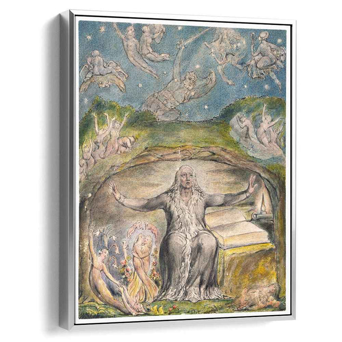 Illustration to Milton`s L`Allegro and Il Penseroso (1820) by William Blake