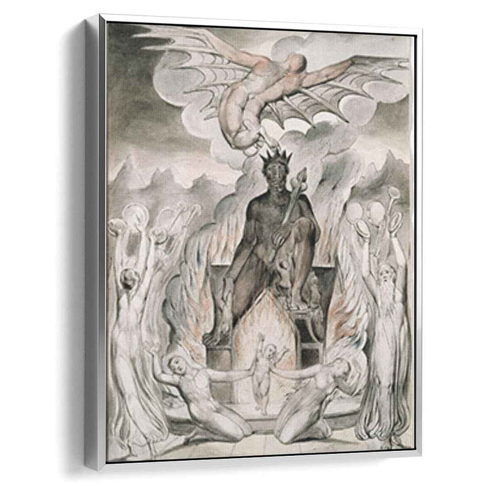 Illustration to Milton`s On the Morning of Christ`s Nativity (1809) by William Blake