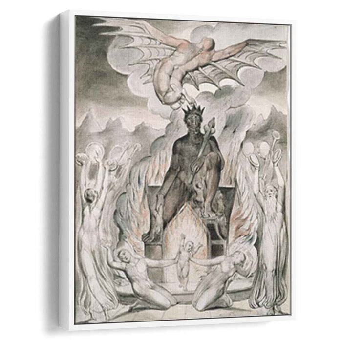 Illustration to Milton`s On the Morning of Christ`s Nativity (1809) by William Blake