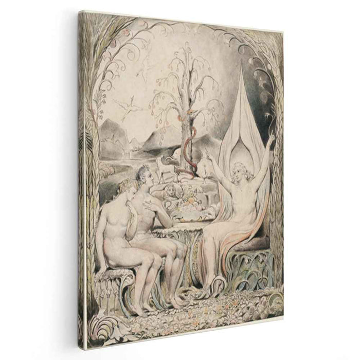 Illustration to Milton`s Paradise Lost (1807) by William Blake