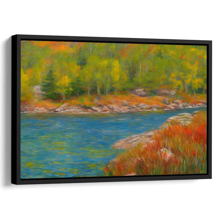 Tranquil Meadows: Serene Landscape Canvas Art Print