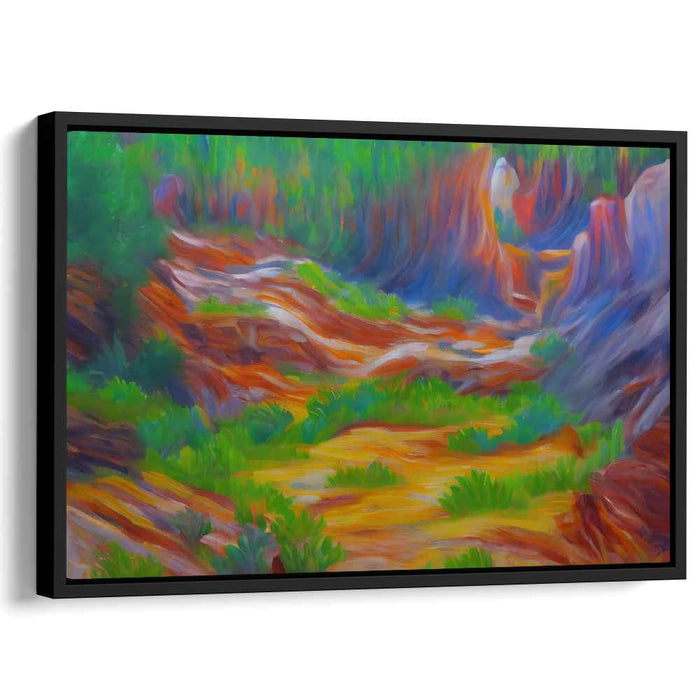 Painterly Vista: An Impressionist Landscape Masterpiece