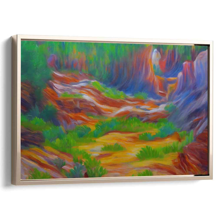 Painterly Vista: An Impressionist Landscape Masterpiece