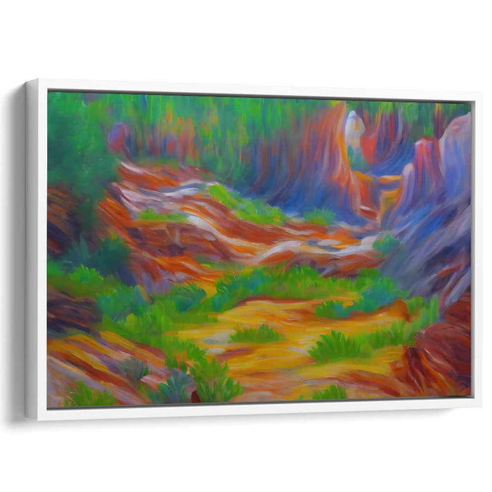 Painterly Vista: An Impressionist Landscape Masterpiece