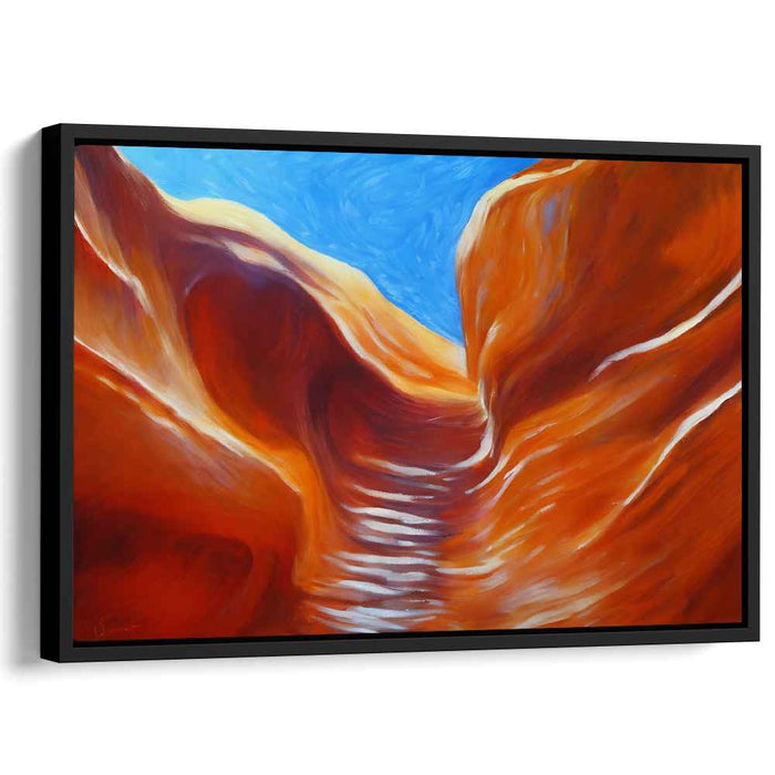 Golden Mirage Trails: Sunlit Pathways in a Desert Landscape