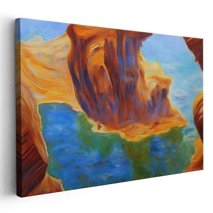 Serenade of Soft Hues: Impressionist Landscape with Tranquil Waters