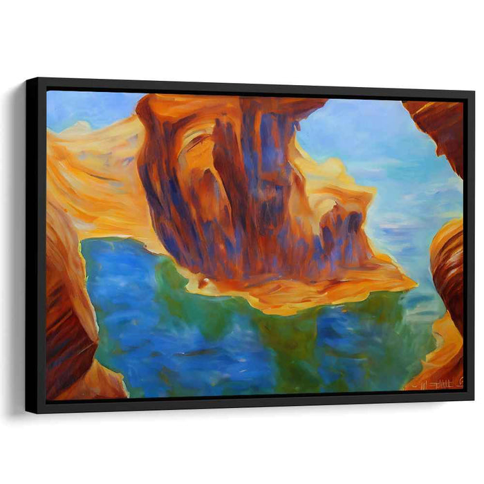 Serenade of Soft Hues: Impressionist Landscape with Tranquil Waters