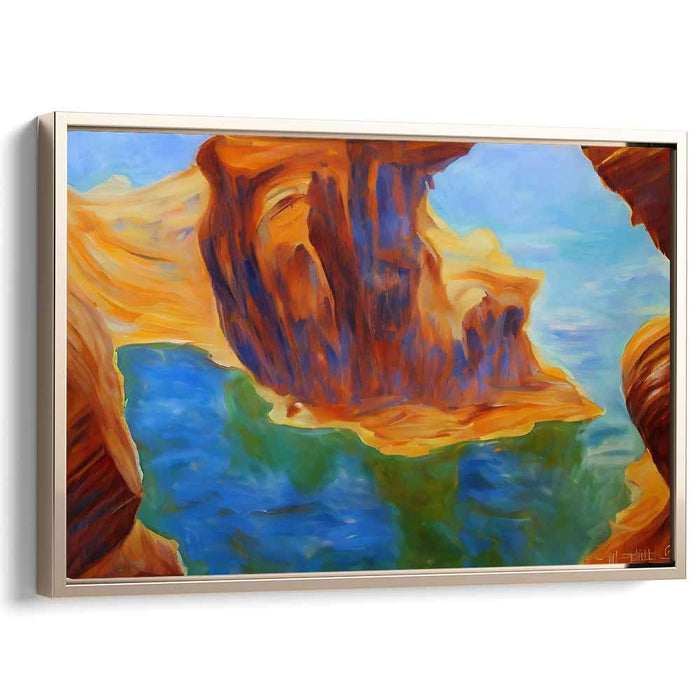 Serenade of Soft Hues: Impressionist Landscape with Tranquil Waters