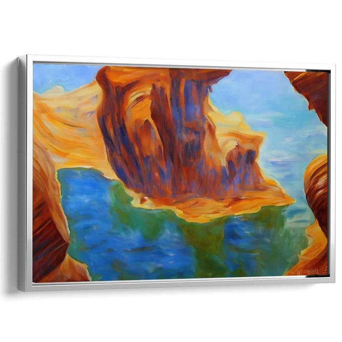 Serenade of Soft Hues: Impressionist Landscape with Tranquil Waters