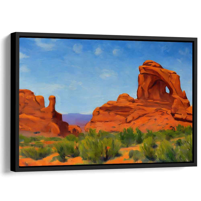 Desert Dreamscapes: Vibrant Southwestern Landscape Canvas Art