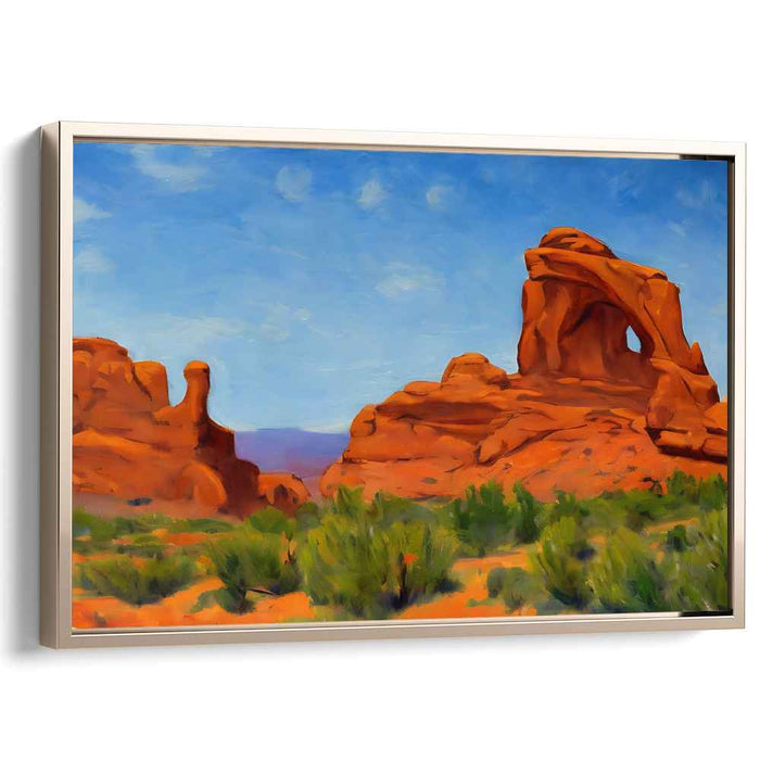 Desert Dreamscapes: Vibrant Southwestern Landscape Canvas Art