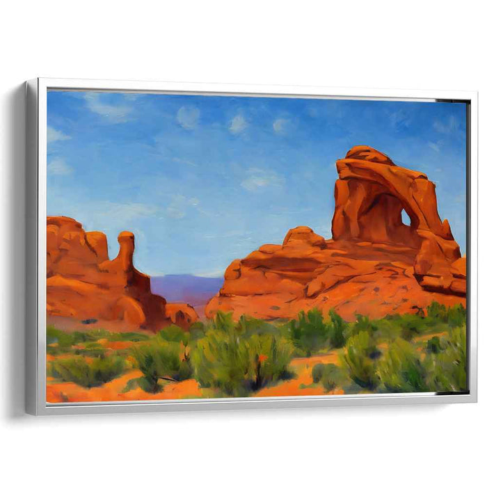 Desert Dreamscapes: Vibrant Southwestern Landscape Canvas Art