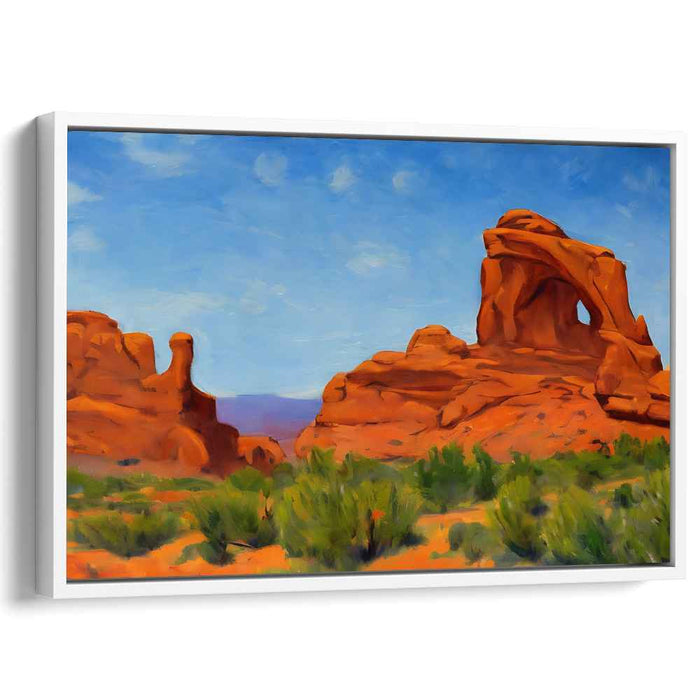 Desert Dreamscapes: Vibrant Southwestern Landscape Canvas Art