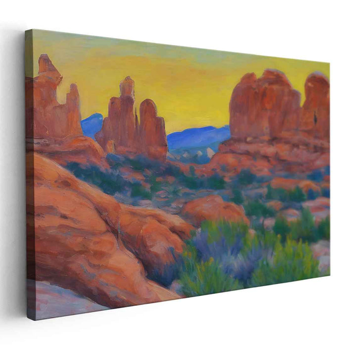 Impressionism Arches National Park #124