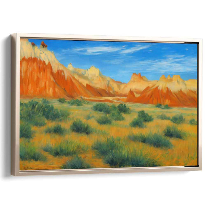 Colorful Wilderness Symphony: Vibrant Landscape Canvas Art