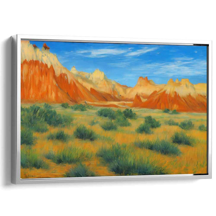 Colorful Wilderness Symphony: Vibrant Landscape Canvas Art