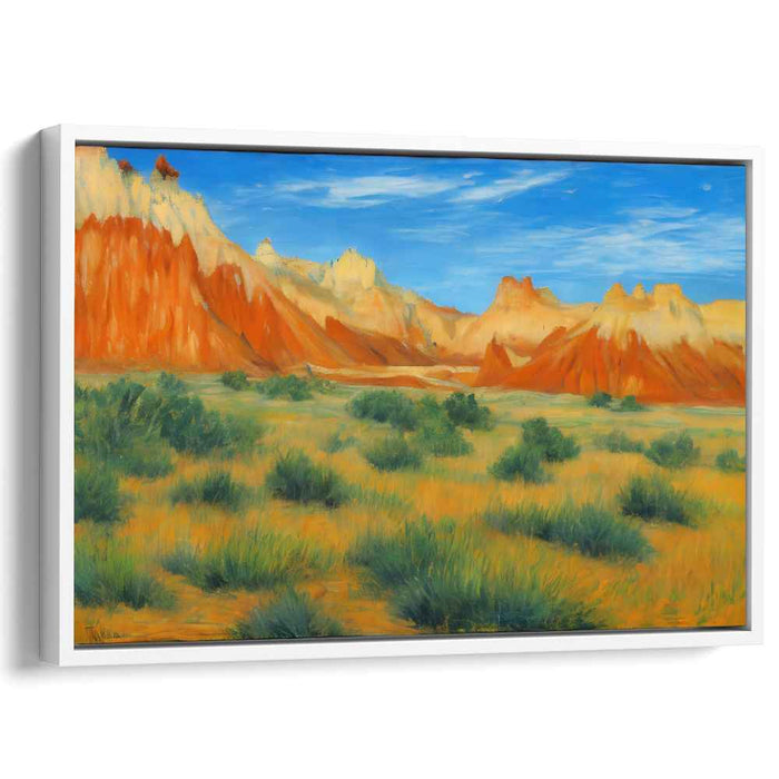 Colorful Wilderness Symphony: Vibrant Landscape Canvas Art
