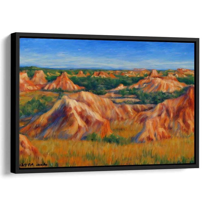 Whispers of Van Gogh: An Impressionist Landscape Canvas Art Print
