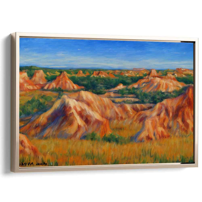 Whispers of Van Gogh: An Impressionist Landscape Canvas Art Print