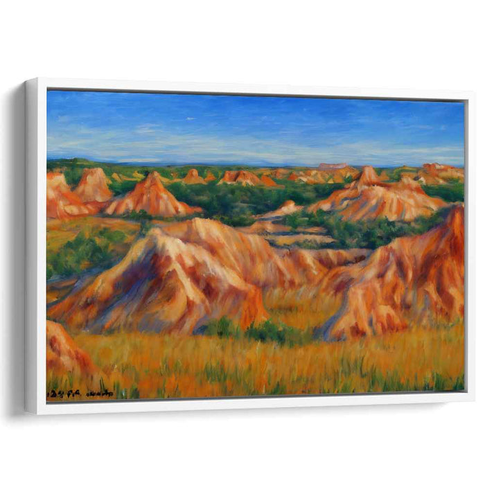 Whispers of Van Gogh: An Impressionist Landscape Canvas Art Print