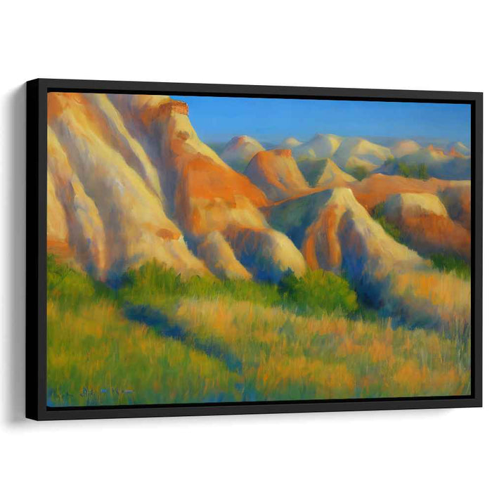 Chromatic Meadow Canvas: A Vibrant Landscape Canvas Art Print