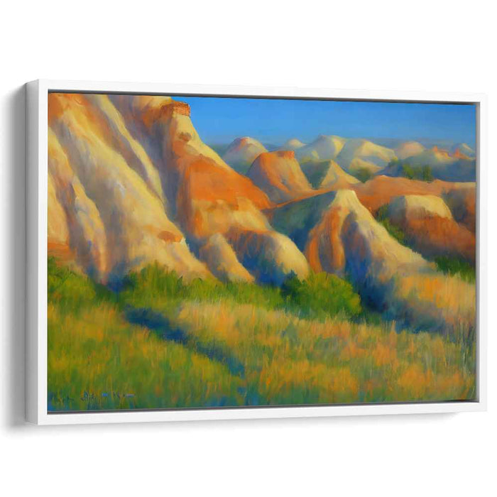 Chromatic Meadow Canvas: A Vibrant Landscape Canvas Art Print