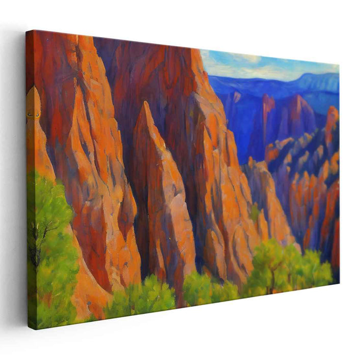 Impressionism Black Canyon of Gunnison #110