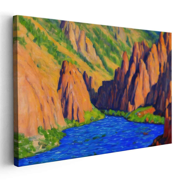 Impressionism Black Canyon of Gunnison #114
