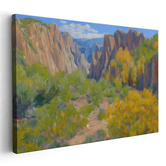 Impressionism Black Canyon of Gunnison #123