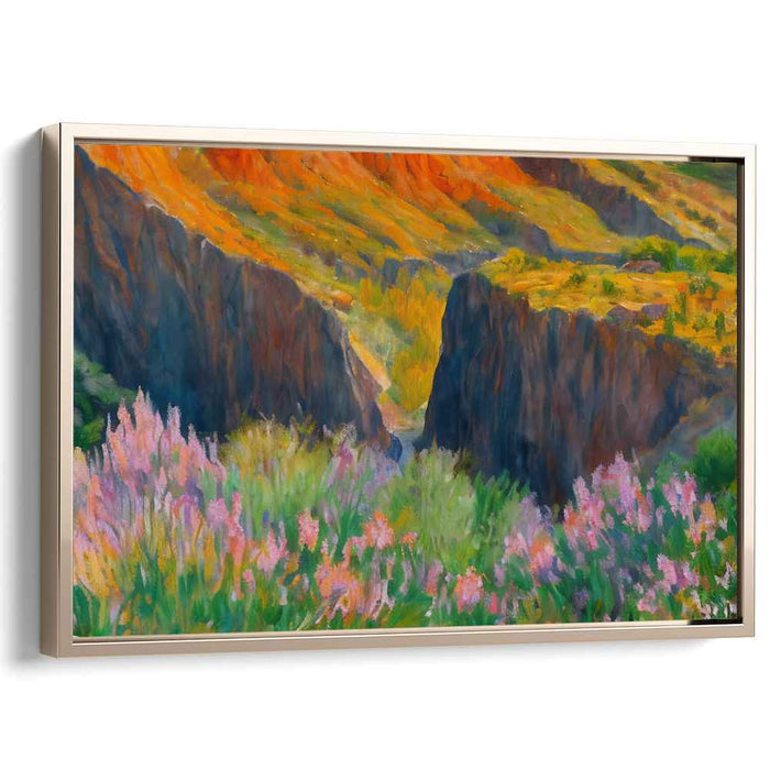 Canyon Blooms: A Vibrant Landscape Masterpiece