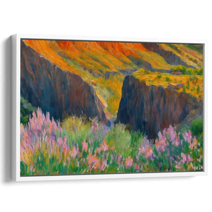 Canyon Blooms: A Vibrant Landscape Masterpiece