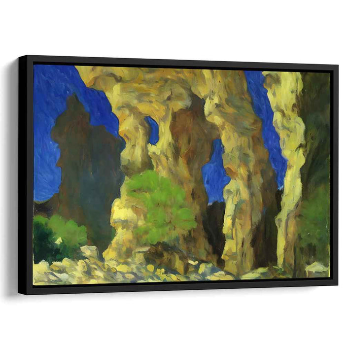 Colorful Dreams Dance Wildly: Post-Impressionist Inspired Landscape Canvas Art