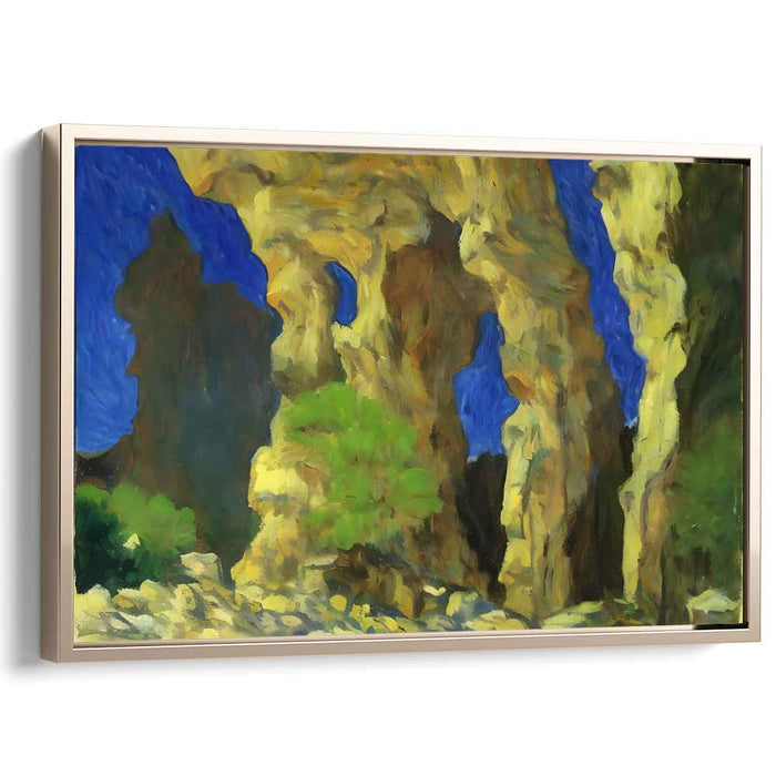 Colorful Dreams Dance Wildly: Post-Impressionist Inspired Landscape Canvas Art