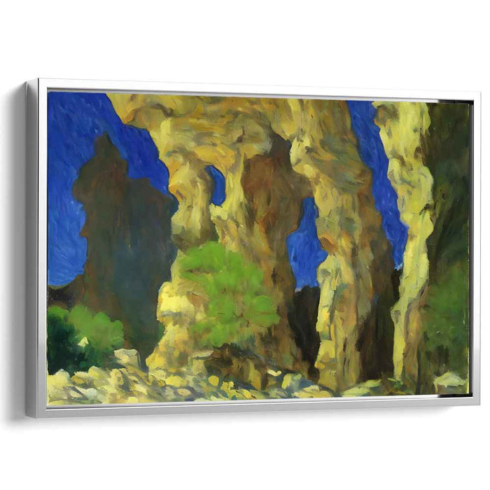 Colorful Dreams Dance Wildly: Post-Impressionist Inspired Landscape Canvas Art