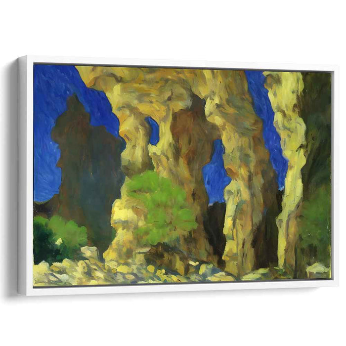 Colorful Dreams Dance Wildly: Post-Impressionist Inspired Landscape Canvas Art