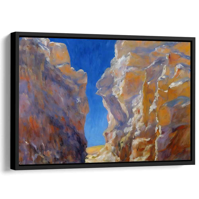Celestial Canopy Wonder: Awe-Inspiring Landscape with Azure Sky Canvas Art Print